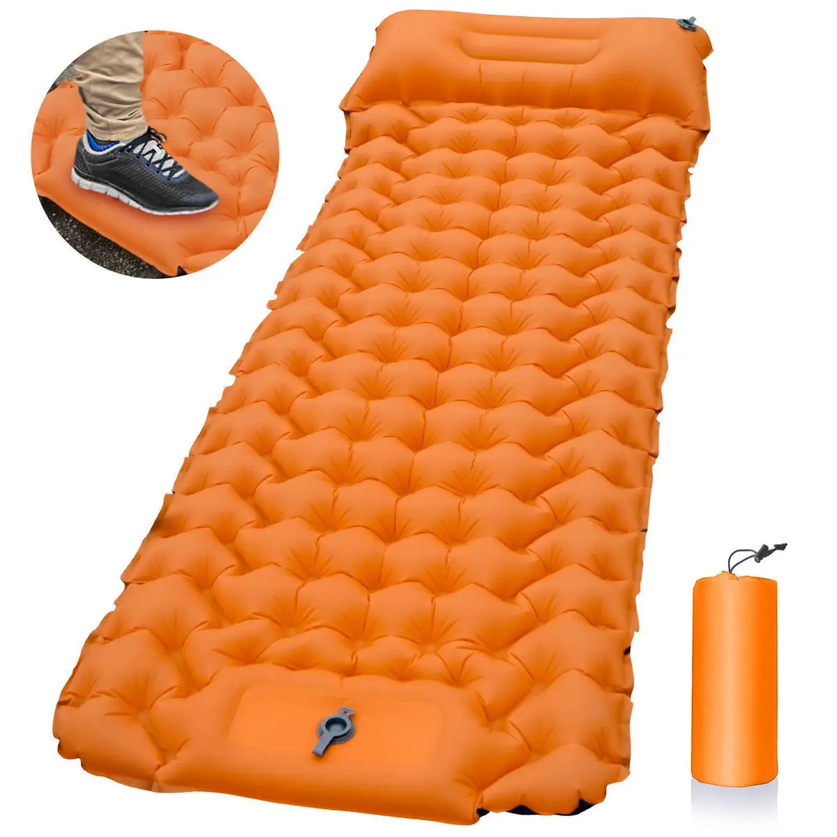 Inflatable Mattress Outdoor Camping Equipment  Picnic Tent Folding Bed Travel Air Mat Camp Supplies Trekking And Hiking