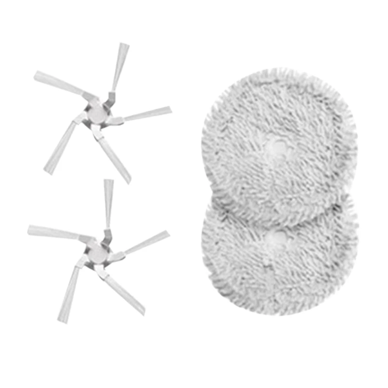 

4Pcs Replacement Parts For Xiaomi Dreame W10/W10 Pro Robot Vacuum Cleaner Washable Mop Cloth Side Brush Accessories