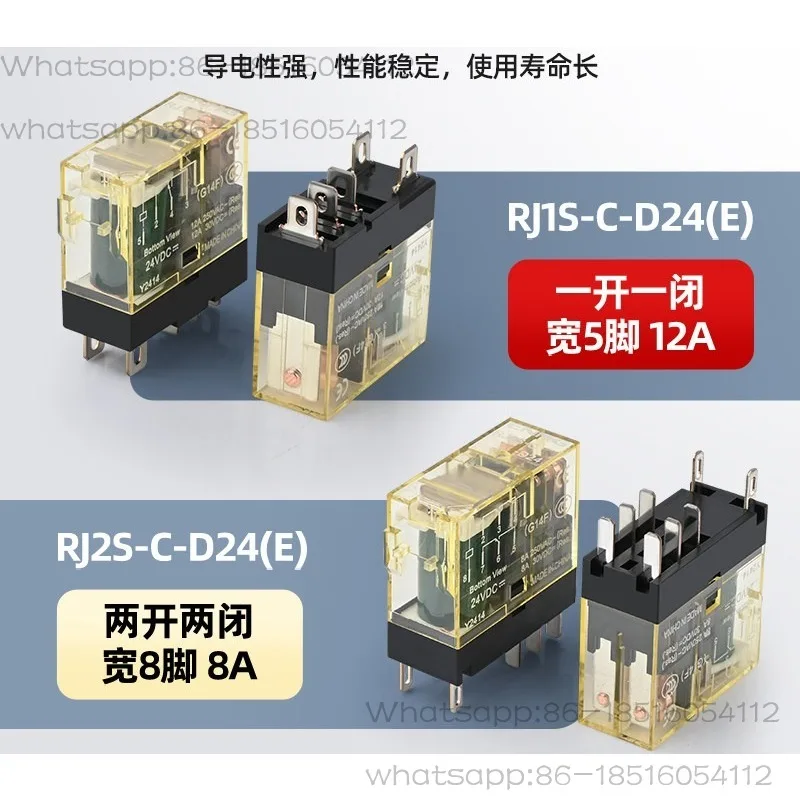 Фото Модуль промежуточного реле RJ1S/RJ2S, плата усилителя выходного сигнала PLC 24 В постоянного тока, 8/16-канальный модуль управления №3