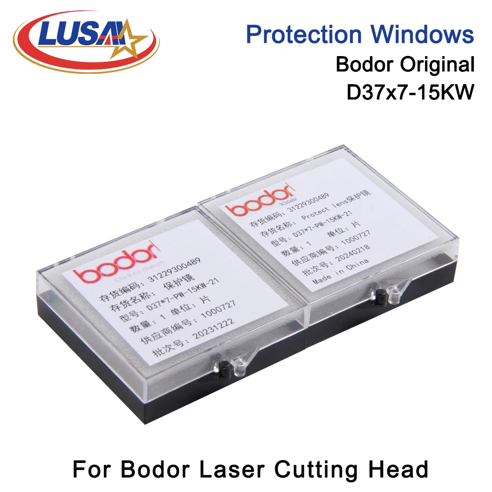 LUSAI 10 шт./партия Bodor оригинальная Защитная крышка Windows Genius 37X7 15KW волоконная