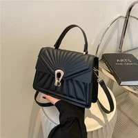 popular fashion small square bag 2022 new western style trend lock bag temperament trend single shoulder messenger bag