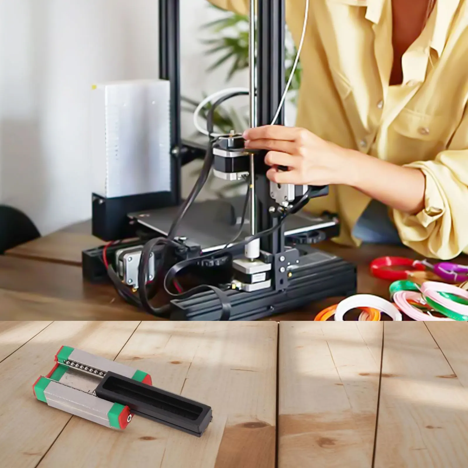 1 шт. линейный рельсовый блок MGN12H Блок Линейный длинный для MGN12 направляющий