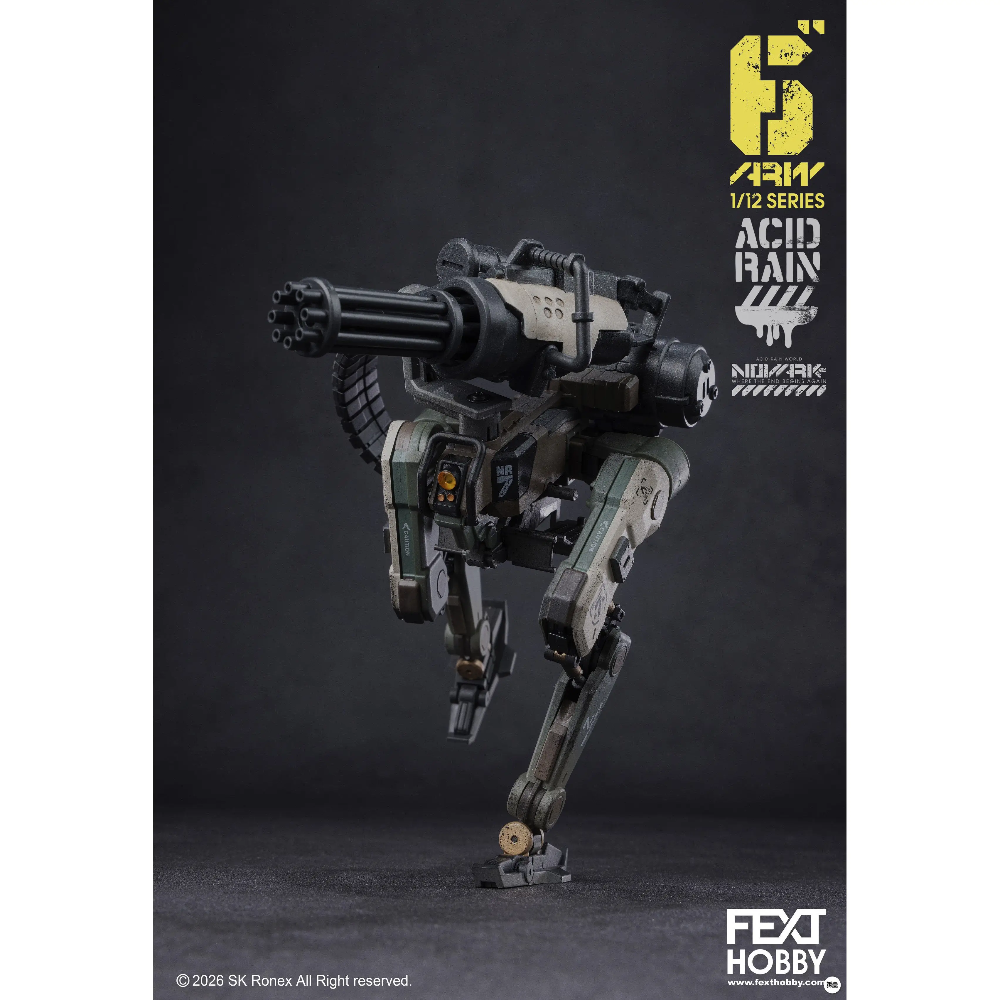 Фото Коллекционная фигурка Acid Rain War 6-дюймовая NOVARK 2.0 Ostrich-foot Vehicle FXH-ARV-002ABC OT-3mbl №3
