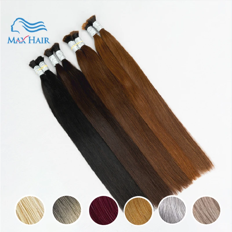 Cabelo Humano Original Natural Suitable Dying  All Colors Raw Vietnamese Virgin 100% Human Hair Bundles Extensions