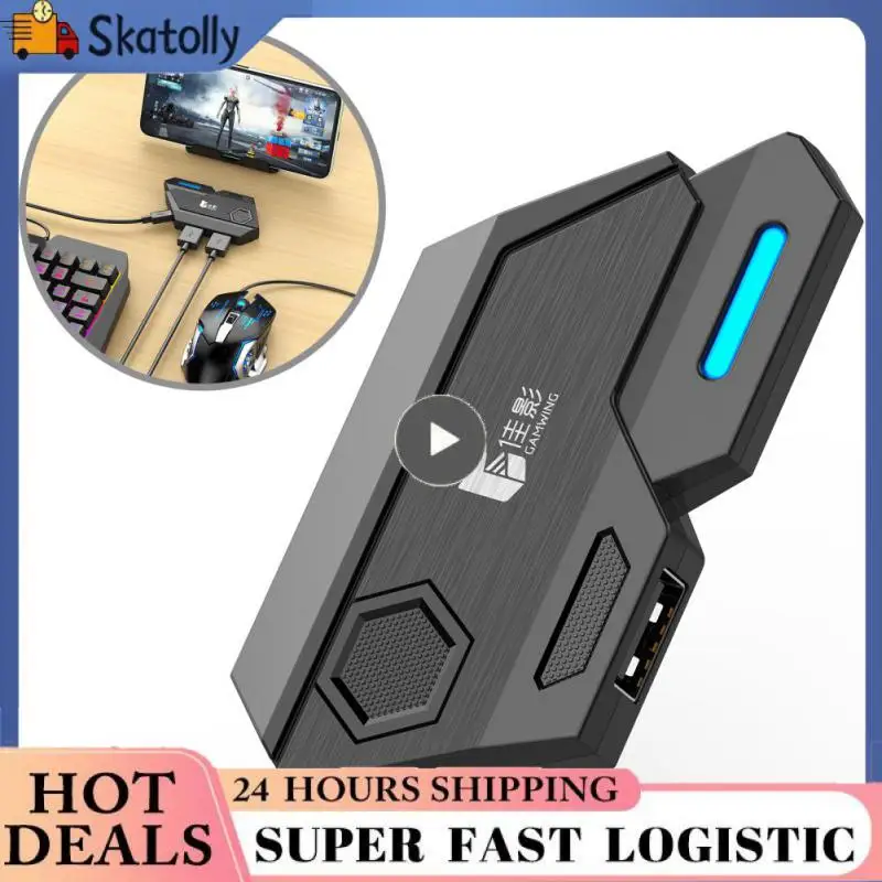 

Durable Non-delayed Mouse Comverter Widely Compatible Usb-c Adapter Quick Transmission Keyboard And Mouse Adapter Converter