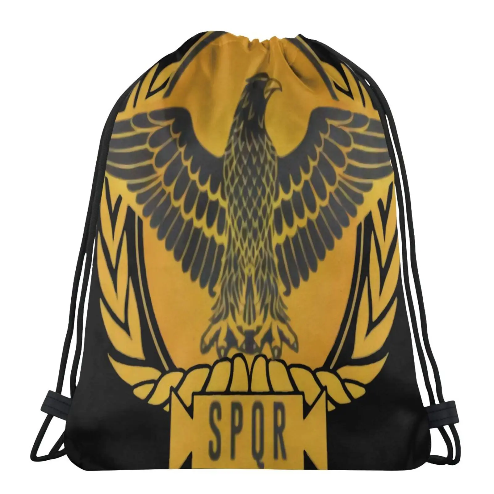 

Мужской рюкзак Spqr с римским орлом Юлиусом Цезарем легионом, сумка, Хлопковая Сумка, Готическая сумка с веревкой для обуви, женская мужская с...