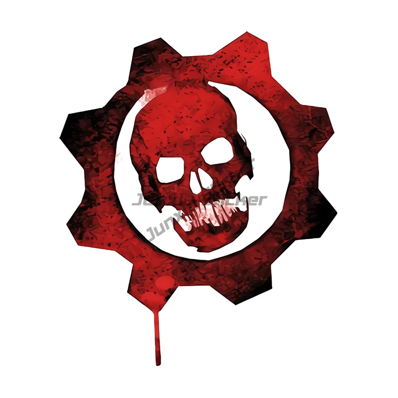 

Автомобильная наклейка с логотипом «Gears of War», забавная наклейка с защитой от царапин и окон, Солнцезащитный аксессуар для жилого дома