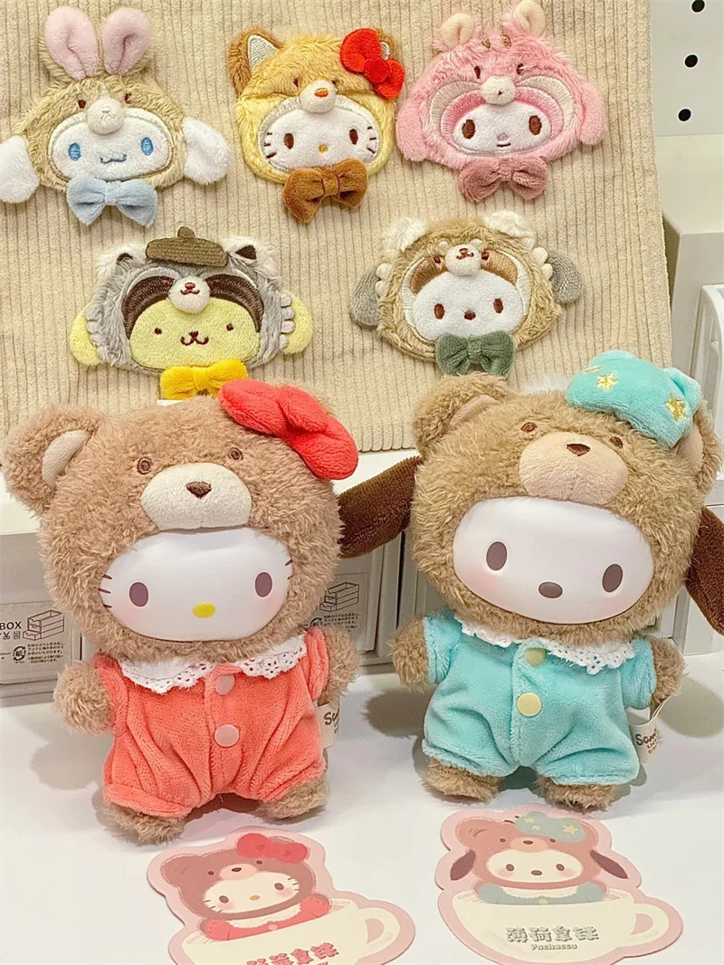 Подлинная виниловая кукла Sanrio Latte Baby Series слепая коробка креативная подвеска