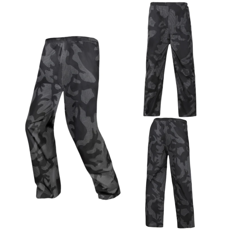 Черный камуфляжный раздельный костюм для взрослых велосипедный работы на