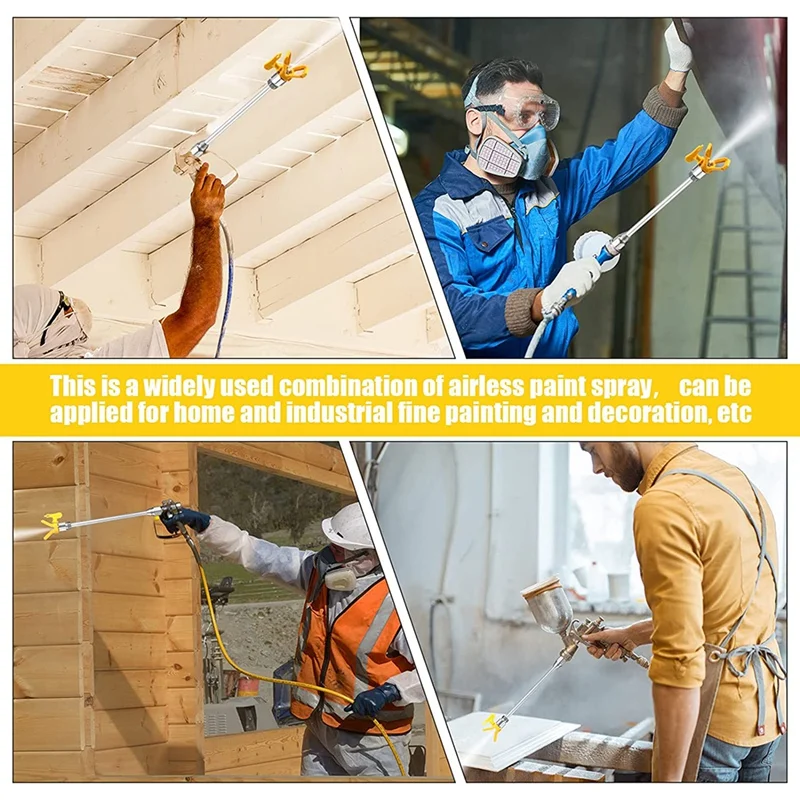 Акция! Набор безвоздушных инструментов для распыления краски 4 шт. удлинитель 11 8