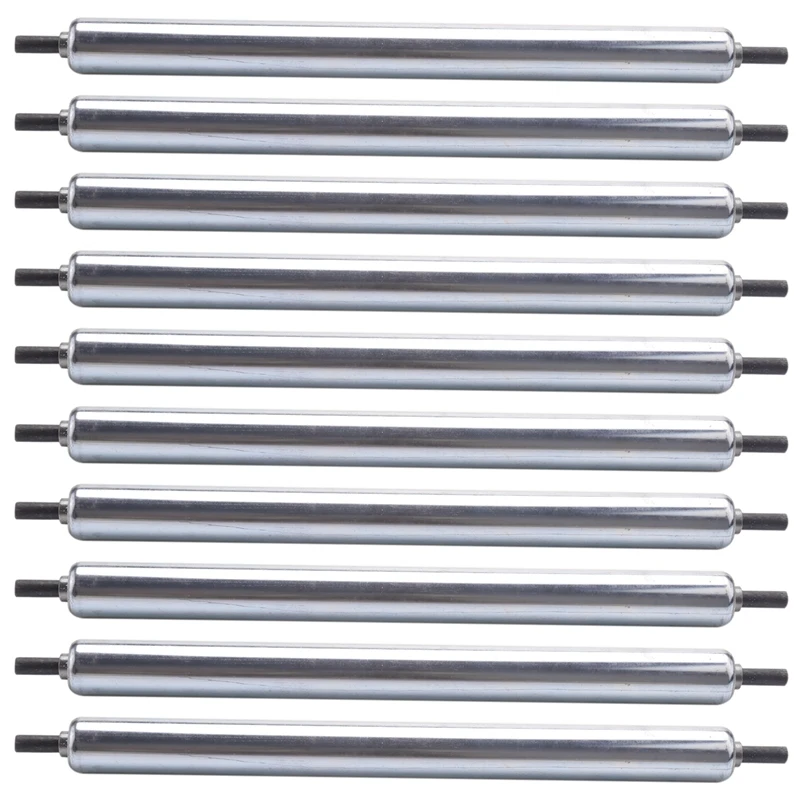 

10Pcs 25Mm X 300Mm Carboon Steel Assembly Line Conveyor Roller