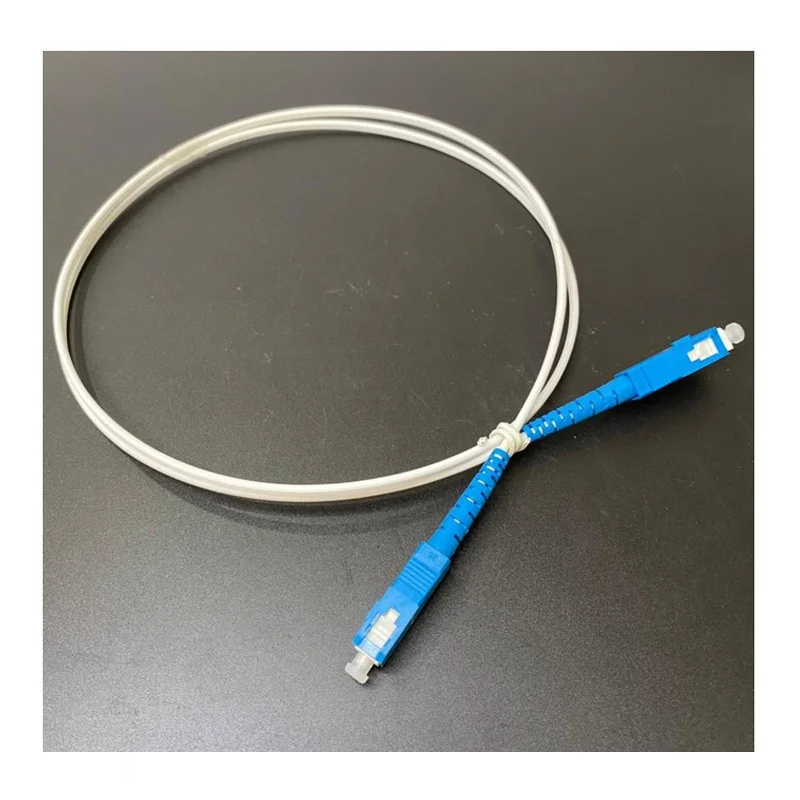 10pcs 1/2/3/5M SC/UPC-SC/UPC  SM G652D SX 3.0mm  Fiber optic Patch Cord Optical Telecom Level Single Mode White Jumper