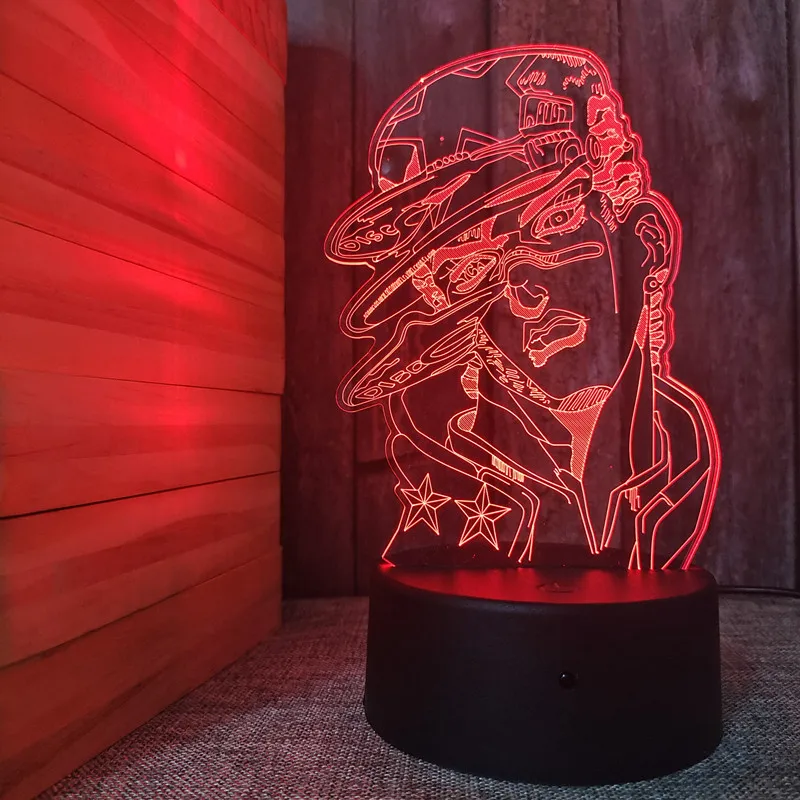 3d светодиодный светильник Jojo Невероятные приключения для спальни чное освещение