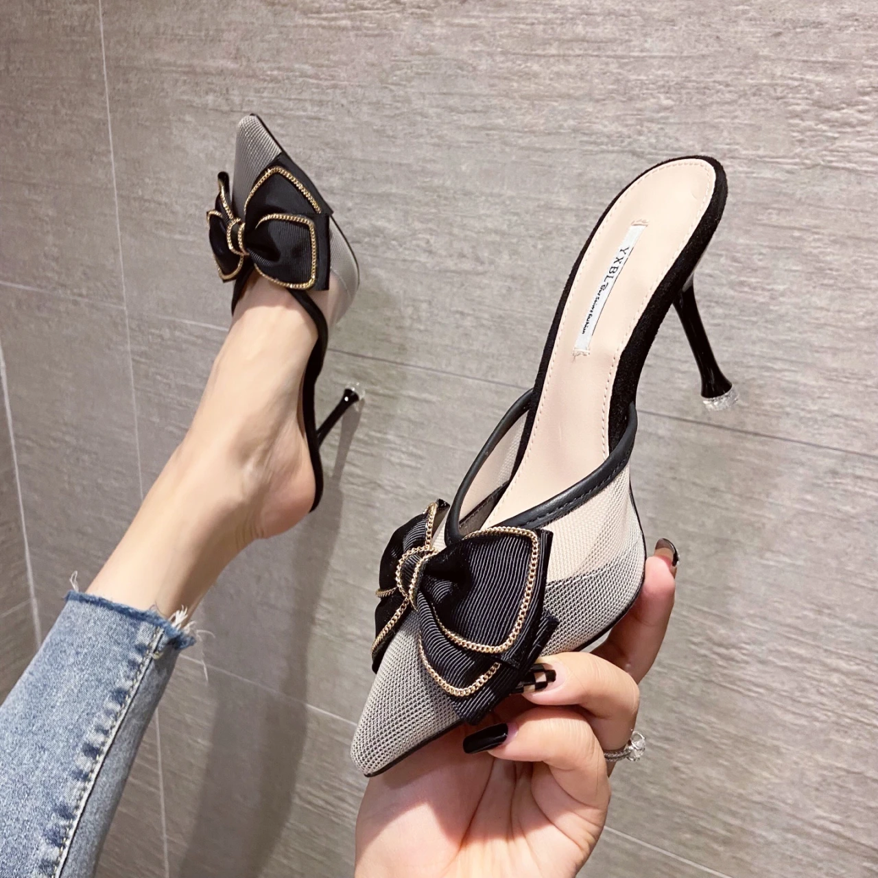 

WHNB 2022 New designer shoes women luxury shoes woman slides high heel slippers loafers mules ladies slipper summer fashion