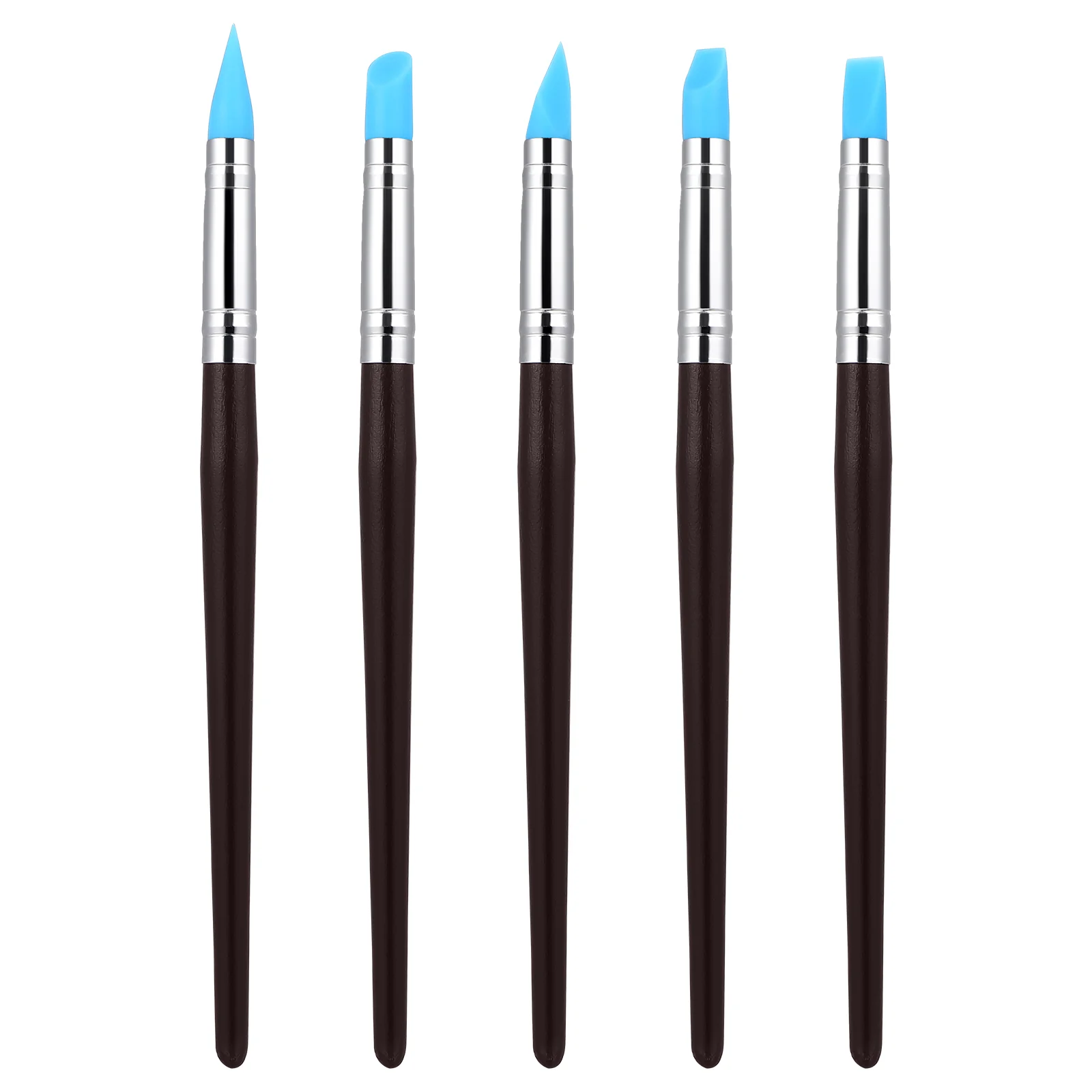 

5 шт. инструменты для моделирования тортов с мастикой, ручка для украшения тортов, рукоятка для украшения печенья, помадка, декоративная руч...