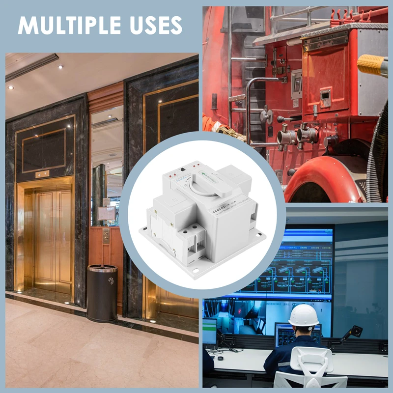 Двухфазный автоматический переключатель питания 2P63A переключения передач Cb Class