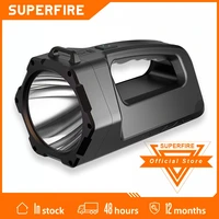 supfire m17 high power led flashlight usb rechargeable spotlight searchlight for camping fising travel outdoor work night lamp