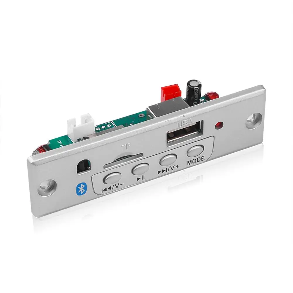 Автомобильный USB MP3-плеер декодер для MP3 с Bluetooth модулем слот карт TF/USB/FM 5/12 в