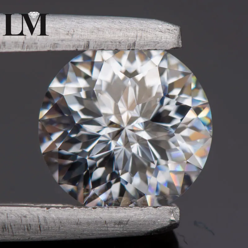 Драгоценные камни из муассанита круглой формы