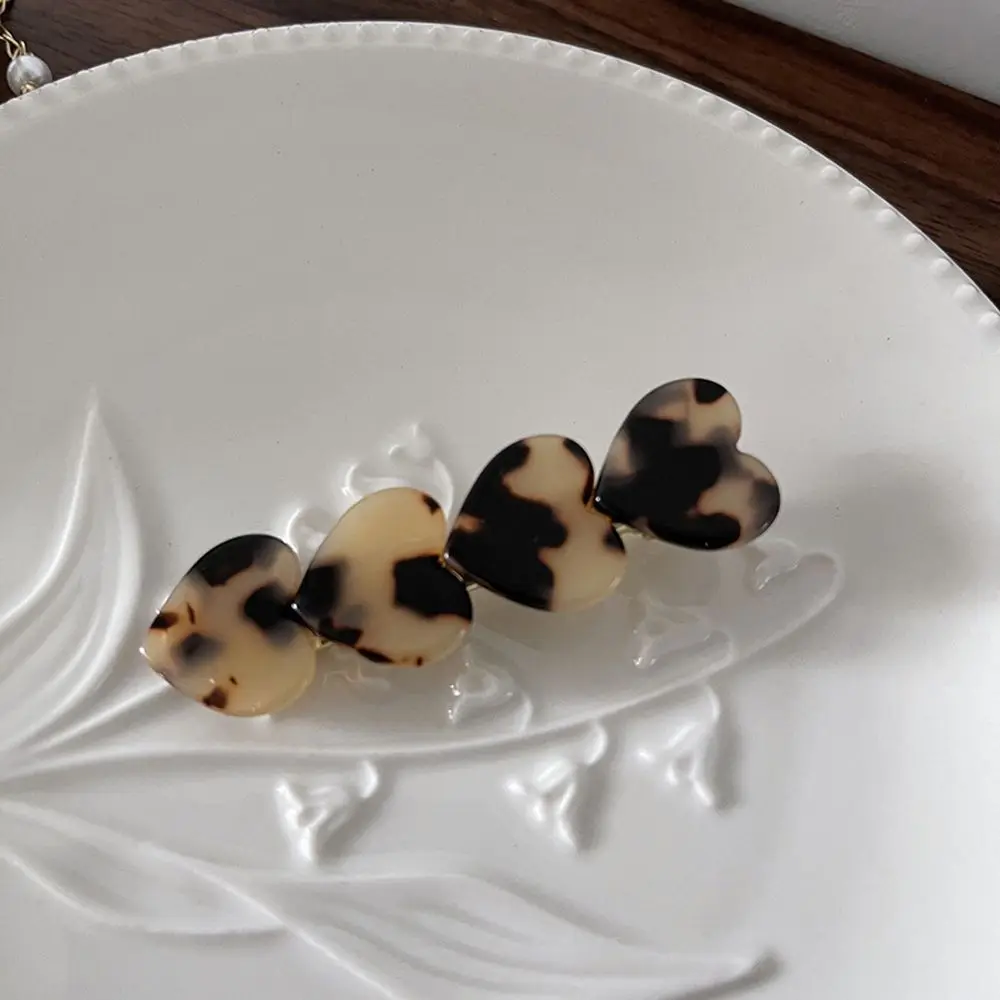 Ful Sweet Vintage Women Hair Clip Bb Clip Acetic Acid Duckbill Clip Korean Style Hairpin