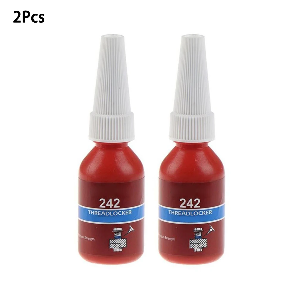 

2pcs 10ml Threadlocker 242 Metal Sealers Sealing Anaerobic Glue Thread Locking Adhesives Screw Fastening Liquid