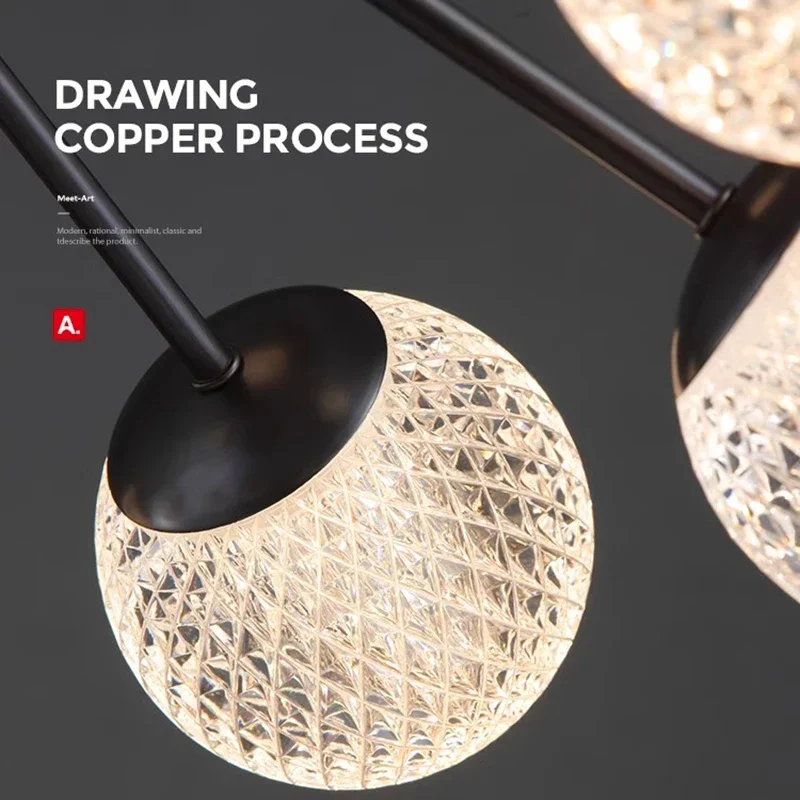 Современная Потолочная люстра люстры для столовой подвесной светильник