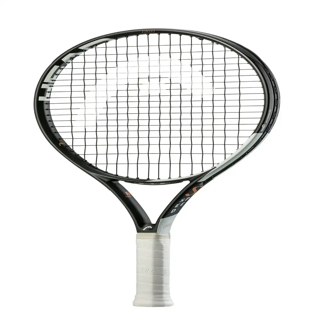 IG Speed  25 Tennis Racquet, 100 Sq. in.  Size, White/Black, 8.5 Ounces