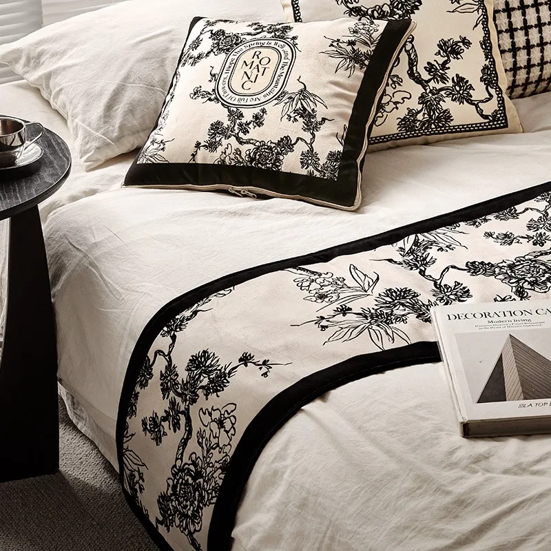 Роскошная скатерть мягкий бархат винтажный фермерский дом сельская дорога