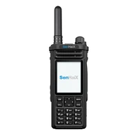 senhaix wifi two way radio android 4g wireless intercom real ptt zello walkie talkie 200 km range with gps
