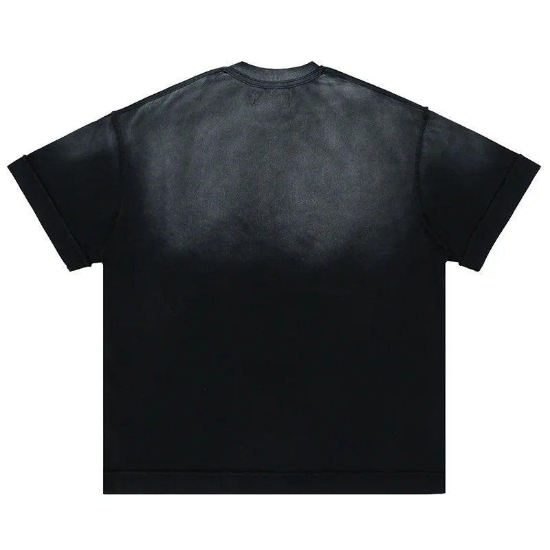 Футболка с короткими рукавами круглым вырезом и принтом