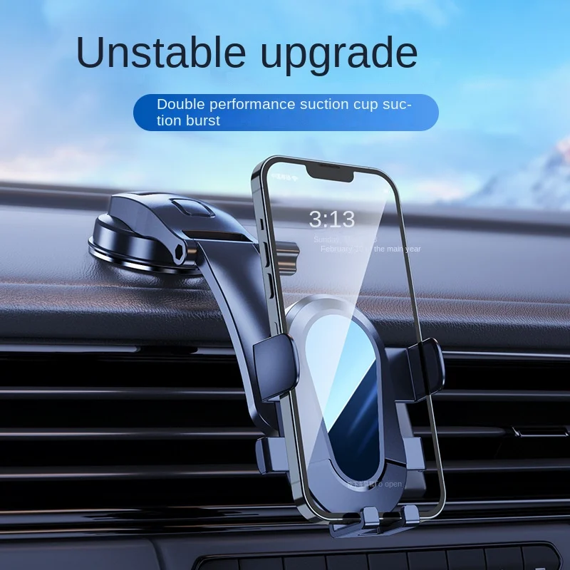 

Universal Gravity Car Phone Holder Smartphone Portable Air Vent Clip Stand Sucker Auto Mobile Support Car Products Interior Part