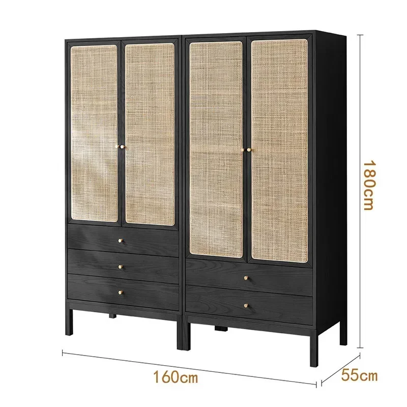 Роскошная квартирная гардеробная комната шкаф для хранения спальни деревянные