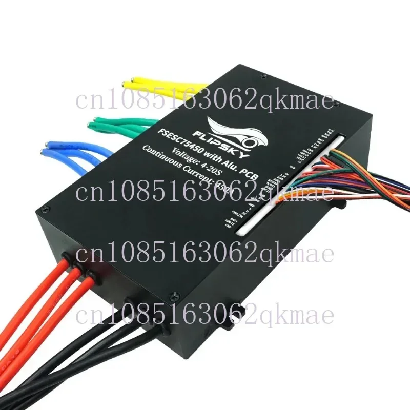 Flipsky Fsesc 75450 84v 450a Esc основа на Vesc с алюминиевым зеркальным корпусом водяным