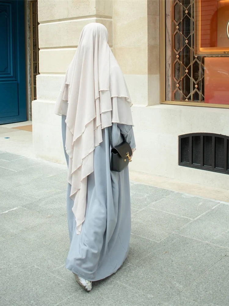 ИД молитвенная одежда химар хиджаб длинные женские топы без рукавов абайя