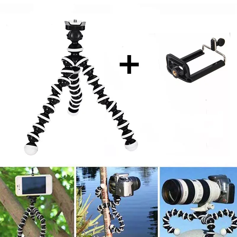 

Phone Tripod Holder for Phone Flexible Octopus Mini Tripod for IPhone Mini Camera Tripod Phone Holder Clip Stand Dropshipping