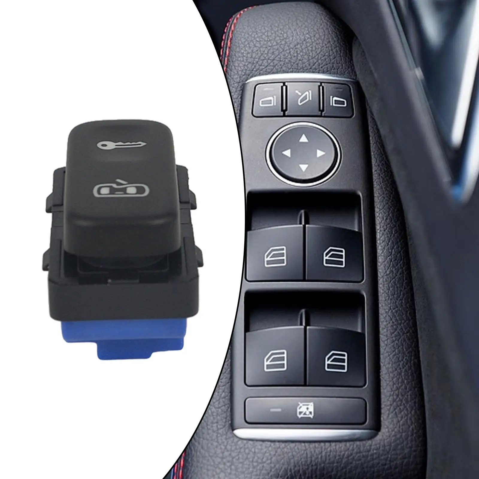 

Кнопка переключения дверного замка 1Z0 962 125A, центральное управление передней стороны водителя для Skoda Yeti 2010-2014 для MK2 1Z 2004-2013