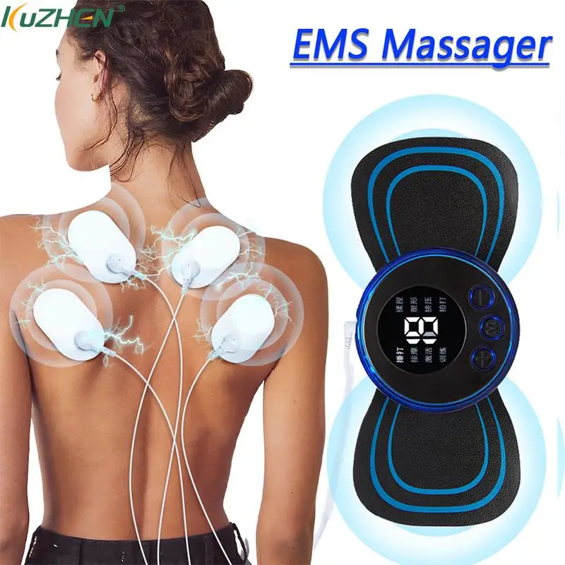 

Electric Neck Massager EMS Cervical Vertebra Massage Patch for Muscle Pain Relief and Shoulder Relaxation Portable Neck Massage
