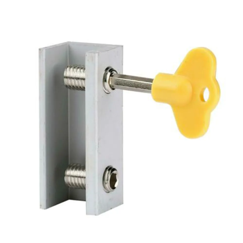 

60x25x25mm Sliding Window Door Screen Lock Home Improvement Anti-Theft Stopper Hardware Tool Parts Equipment Safe Restrictor