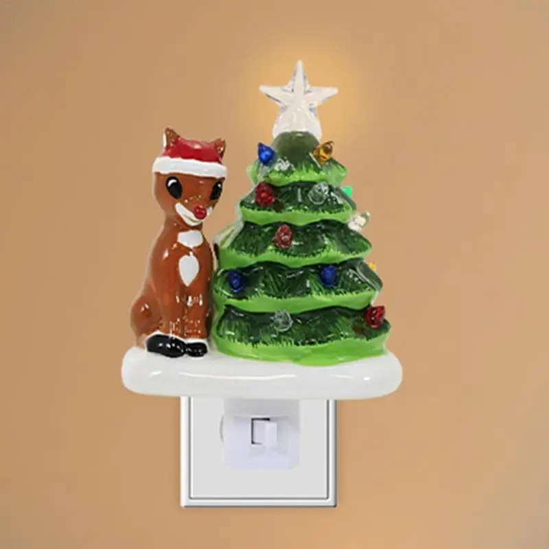 Ночник для рождественской елки Рождественская елка Елка Лось Смола Декоративная