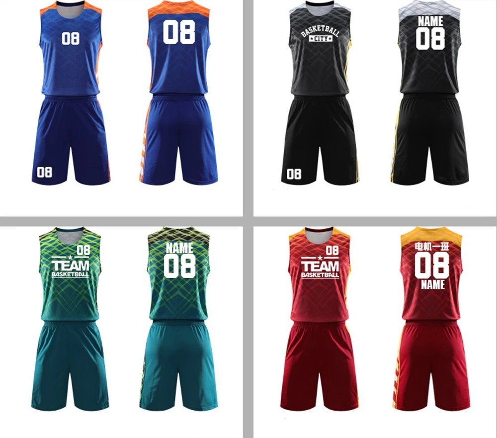 Customized Men's And Women's Basketball Jersey Set, Youth Quick Drying And Breathable Sports Training Clothing, 2023 New