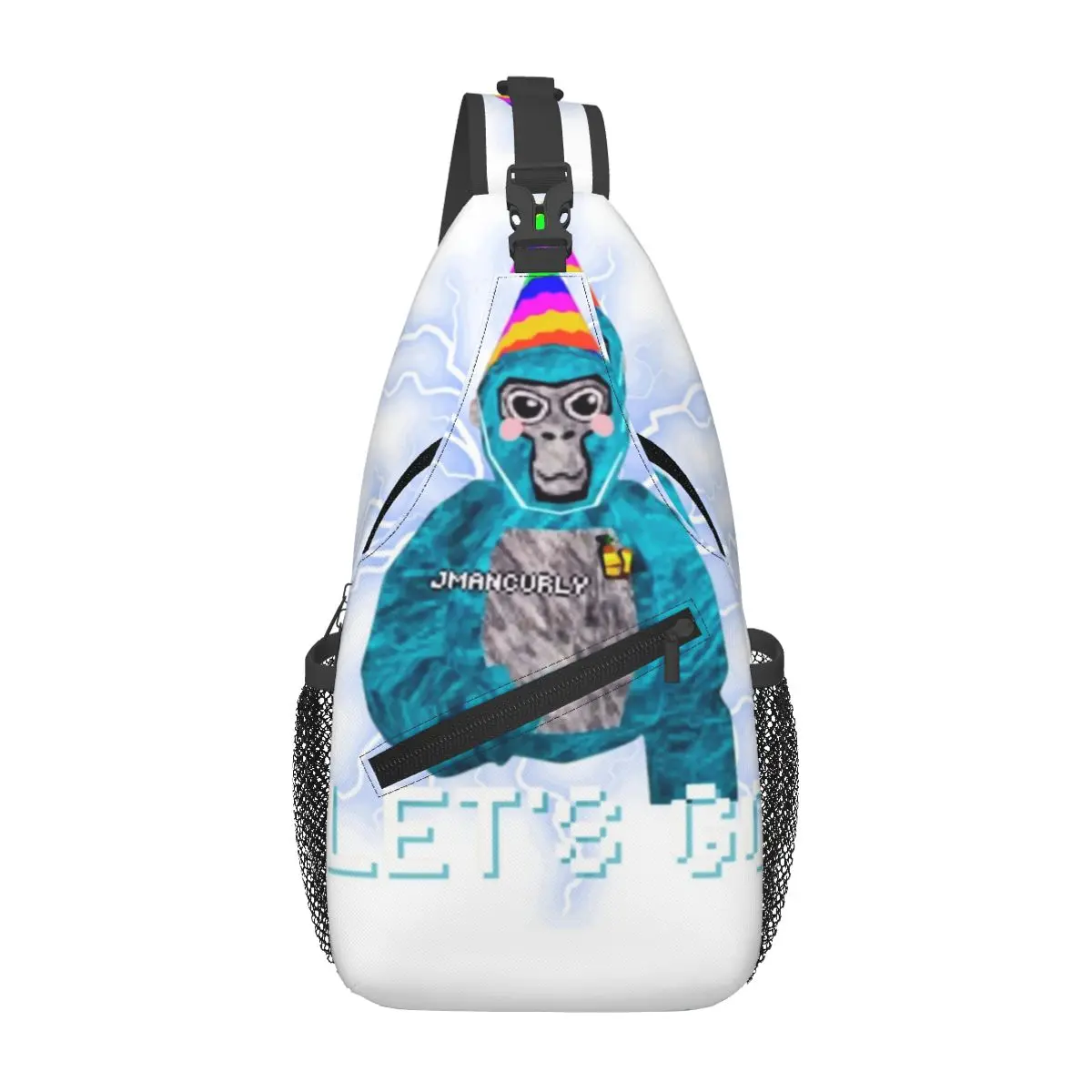 Gorilla Tag Jmancurly Monke Merch Классические сумки через плечо для мужчин и женщин нагрудная