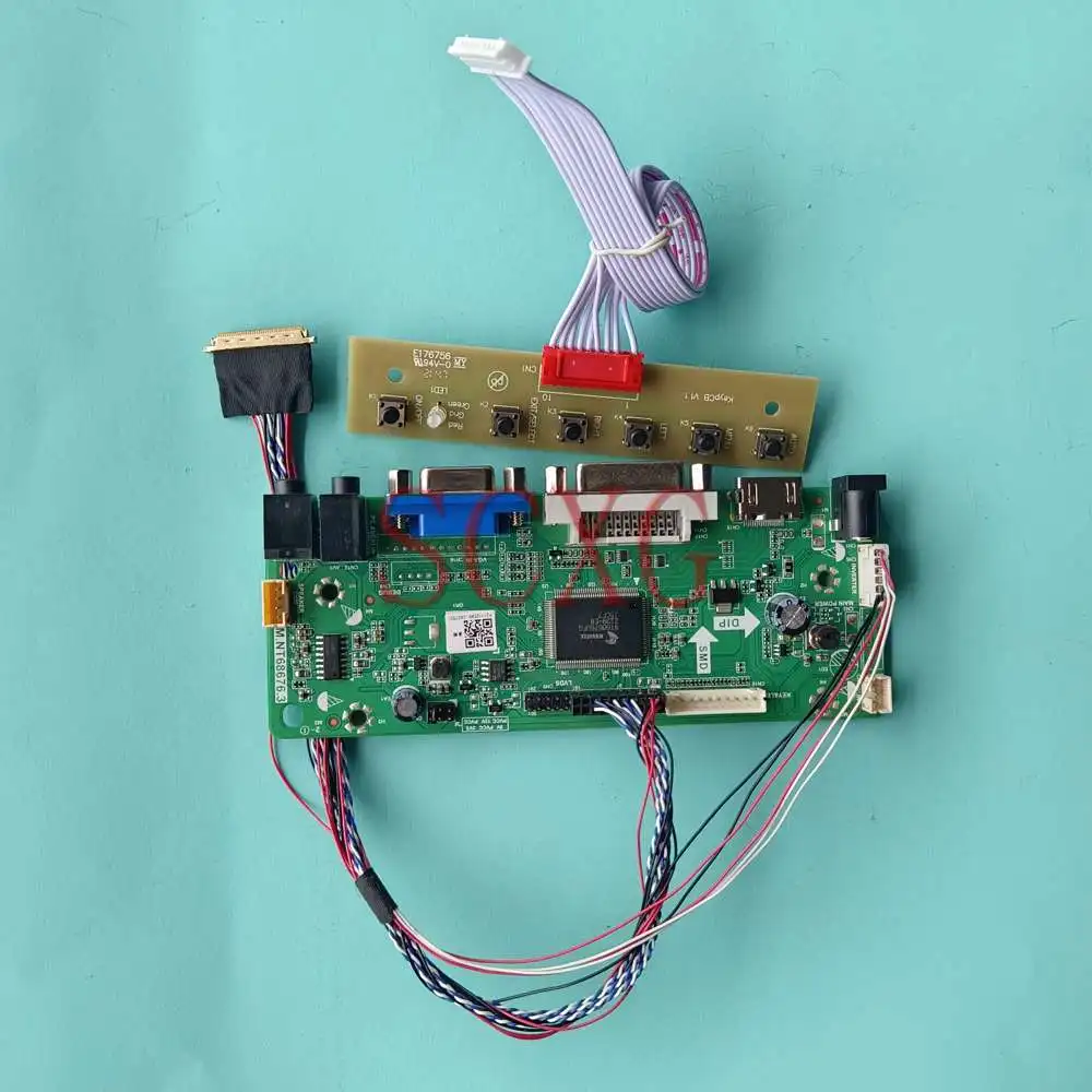 

DIY Kit Fit BT156GW01 V.4 60Hz VGA DVI HDMI-Compatible 1366*768 Notebook 40 Pins LVDS 15.6" LED LCD Screen Controller Board