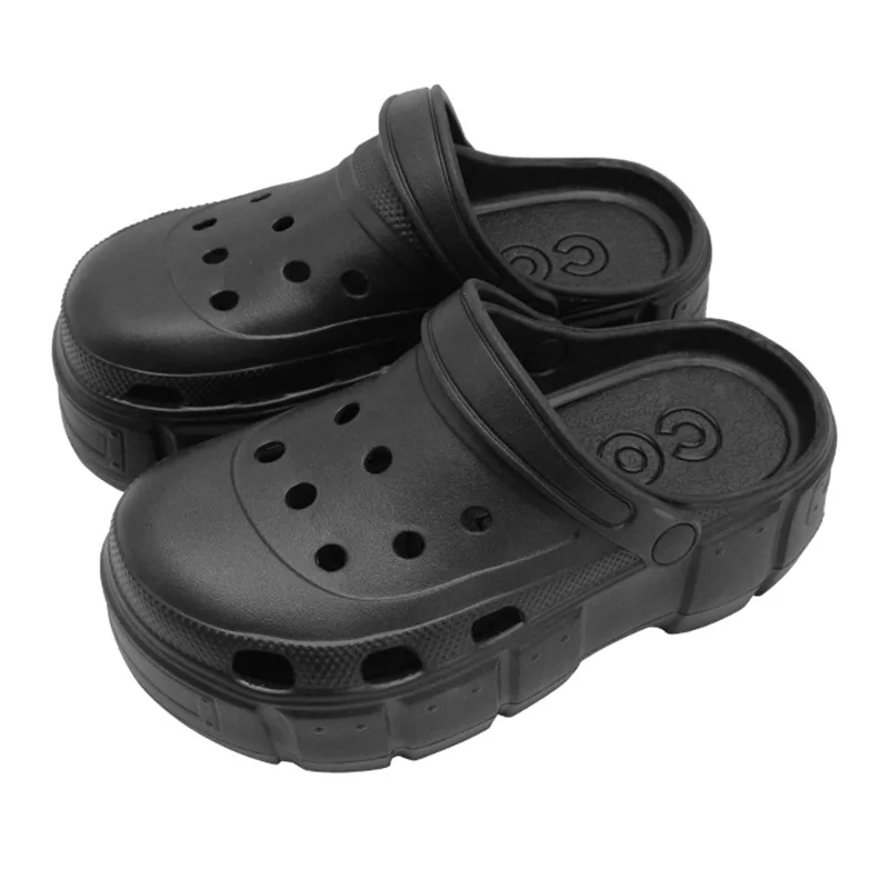 Summer New Women's Elevated Slippers Thick Sole Sandal Slippers Outdoor Street Beach Slippers Indoor Family Bathroom Slippers