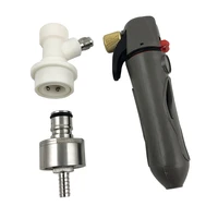 bar accessories carbonation cap w 516 barb co2 keg charger kit with ball lock disconnect beer brewing soda drink