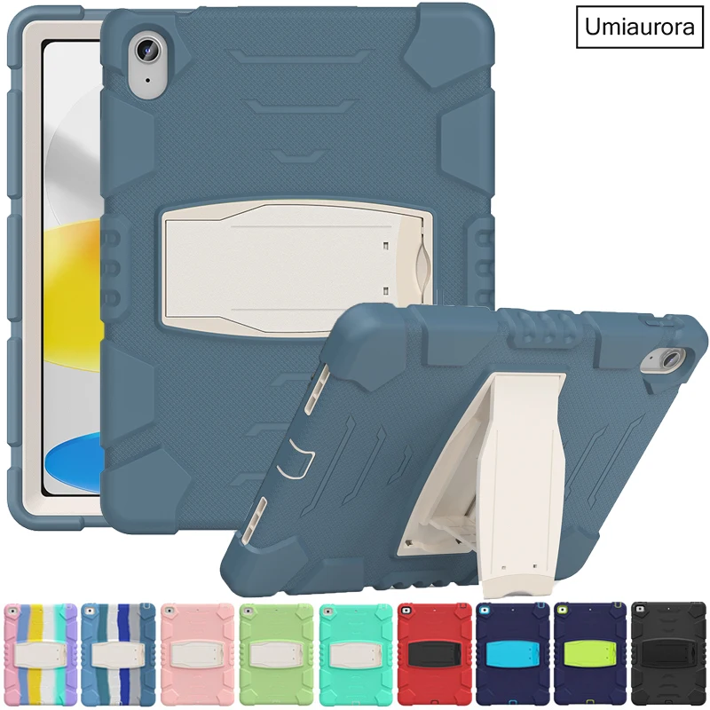 Противоударный силиконовый чехол для iPad 10 2 7 8 9 Gen Air 3 4 5 Mini 6 2018 Pro 11 дюймов