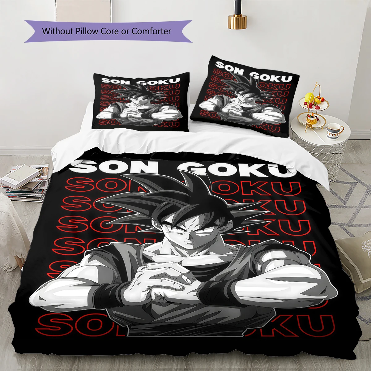 Удобный мягкий пододеяльник Dragon Ball Son Goku, детский комплект постельного белья в подарок, несколько размеров-HE39 (art.: 3920da6a34412) - 3920da6a34412
