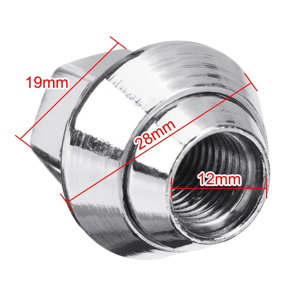 20 шт. сменные Колесные гайки 19 мм m12x1 5 сплав для Ford детской Focus Chrome