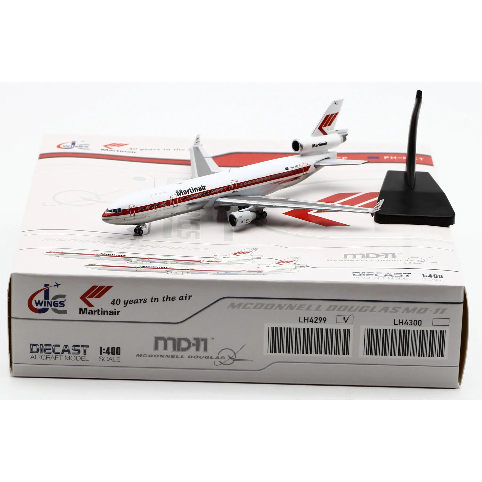 Фото LH4299 Коллекционный самолет из сплава в подарок JC Wings 1:400 Martinair MCDONNELL Gouglas MD-11(CF) Литая под давлением модель самолета PH-MCP №1