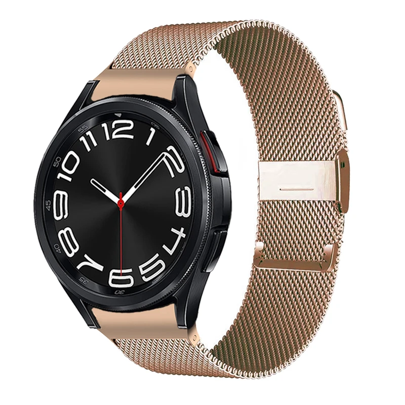 

For Samsung Galaxy Watch 6 Classic 47mm 43mm No Gaps Bracelet For Galaxy Watch 4 5 6 40mm 44mm Band Watch 5 Pro 45mm Metal Strap