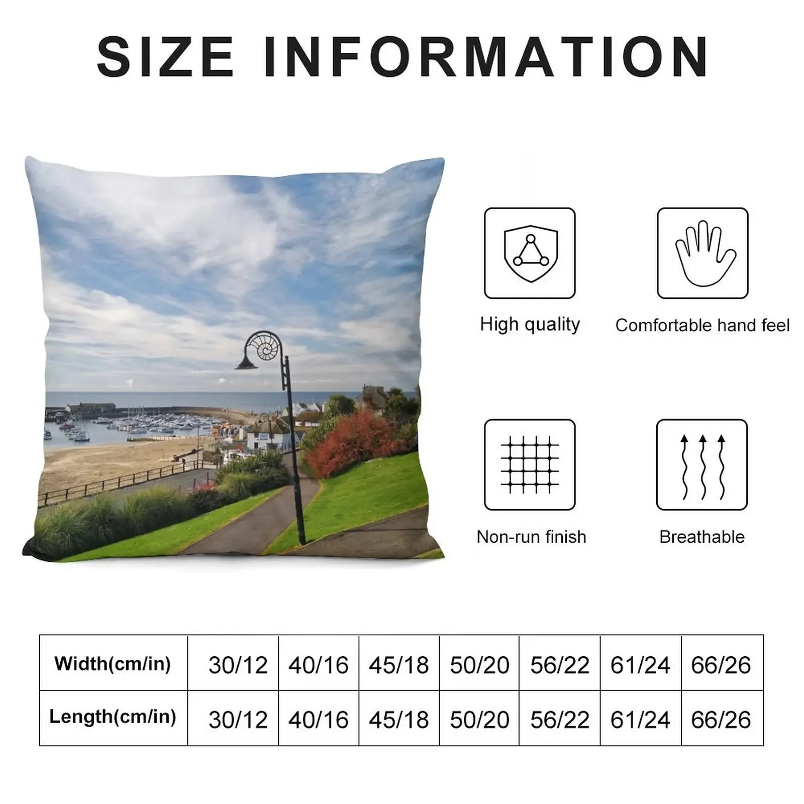 Lyme Regis Harbour из сада Langmoor наволочки для диванов декоративная подушка